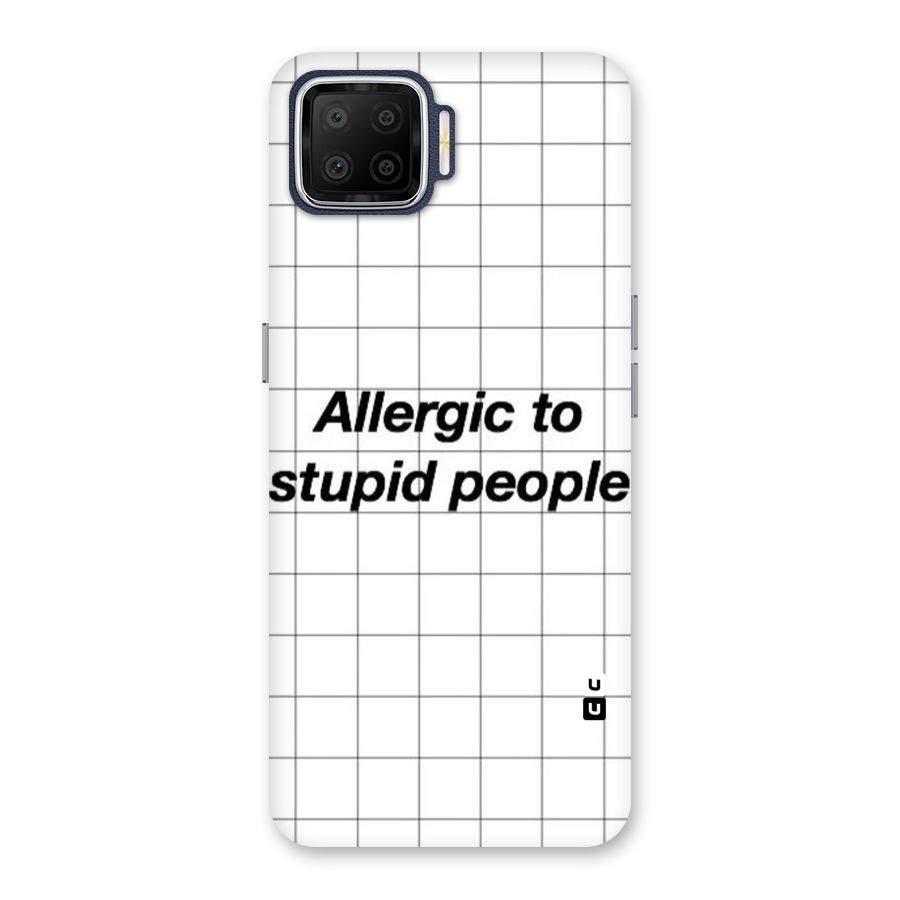 Allergic Back Case for Oppo F17