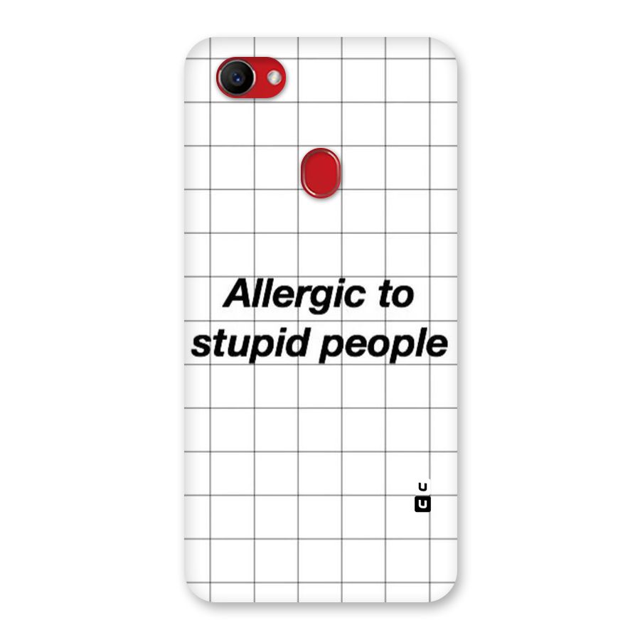 Allergic Back Case for Oppo F7