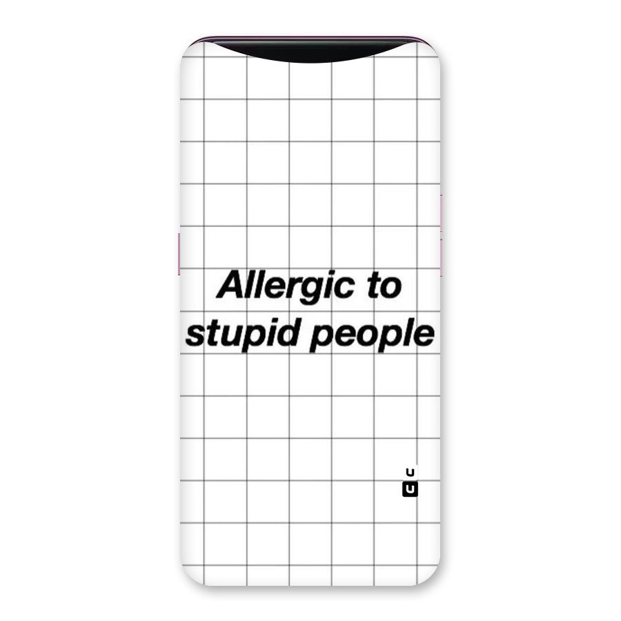 Allergic Back Case for Oppo Find X