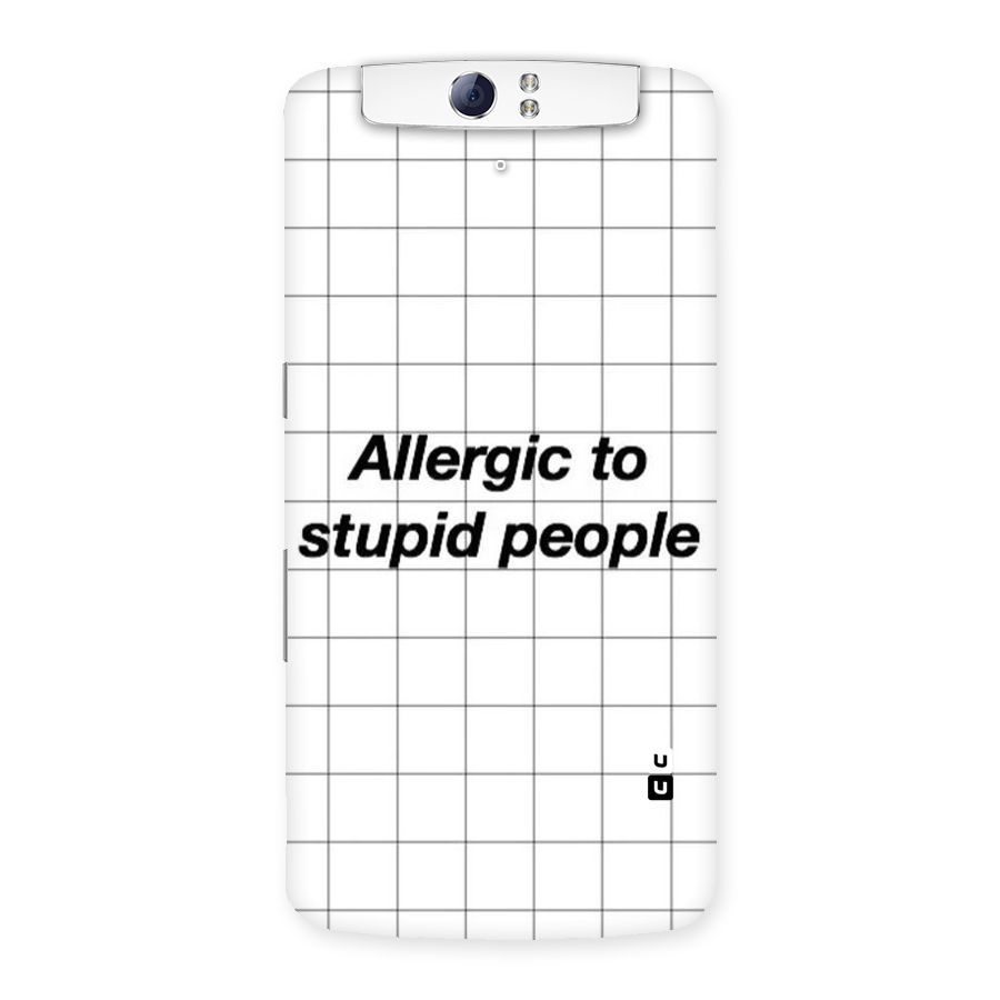 Allergic Back Case for Oppo N1