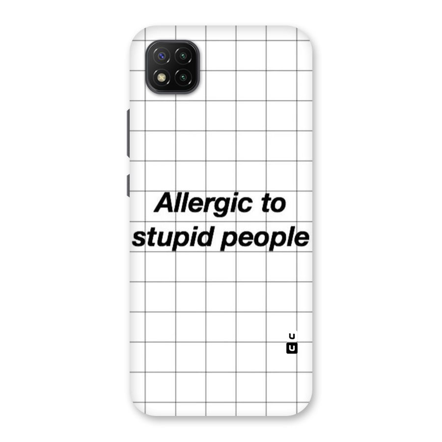 Allergic Back Case for Poco C3