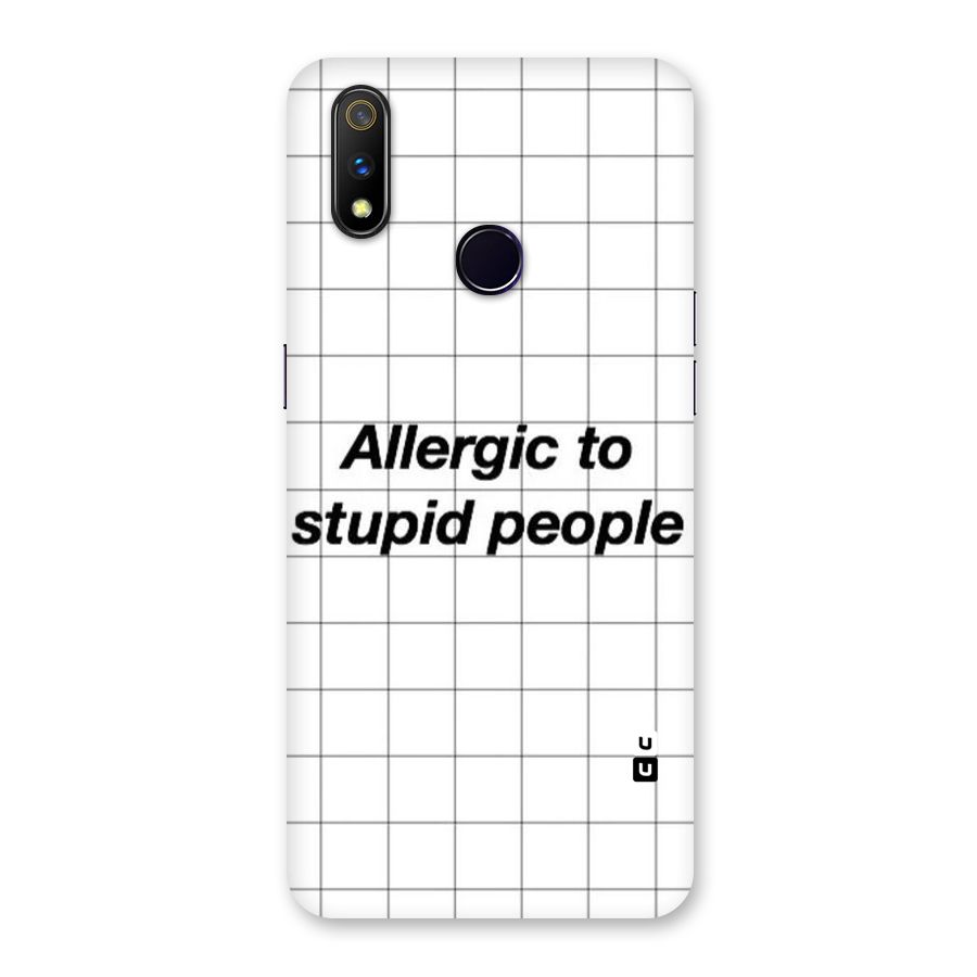 Allergic Back Case for Realme 3 Pro