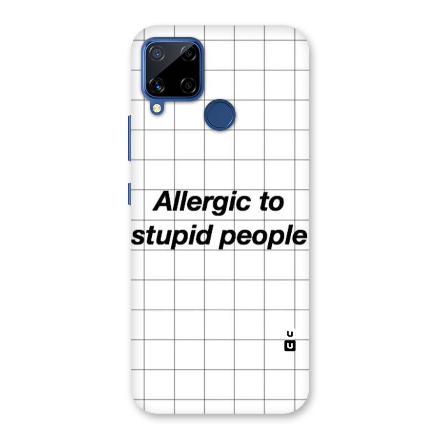 Allergic Back Case for Realme C15