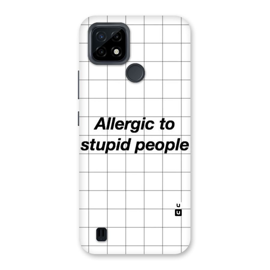 Allergic Back Case for Realme C21