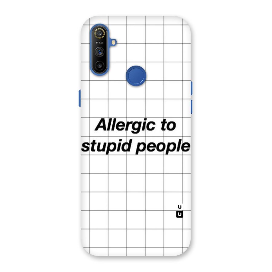 Allergic Back Case for Realme Narzo 10A