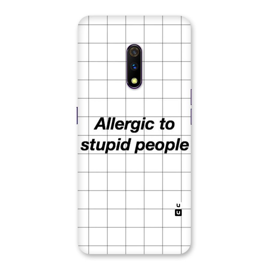 Allergic Back Case for Realme X