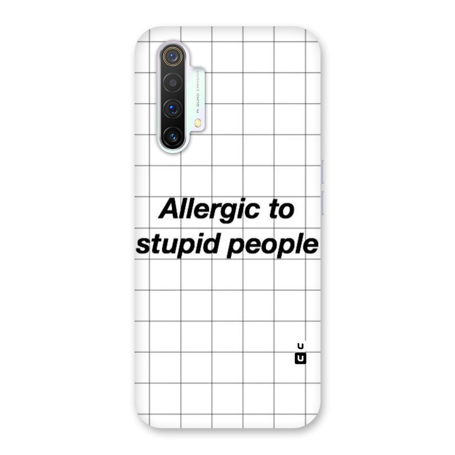 Allergic Back Case for Realme X3