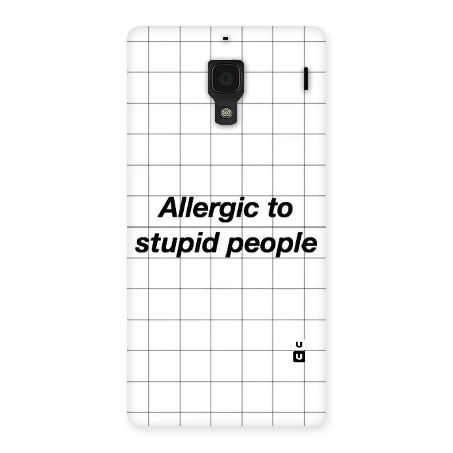 Allergic Back Case for Redmi 1S