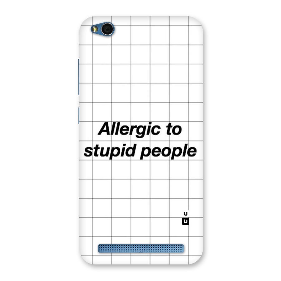 Allergic Back Case for Redmi 5A