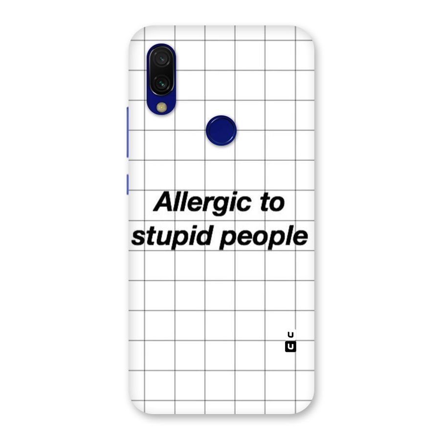 Allergic Back Case for Redmi 7