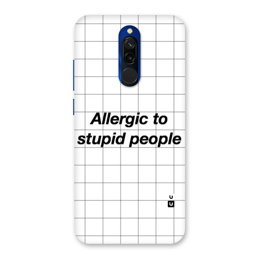 Allergic Back Case for Redmi 8