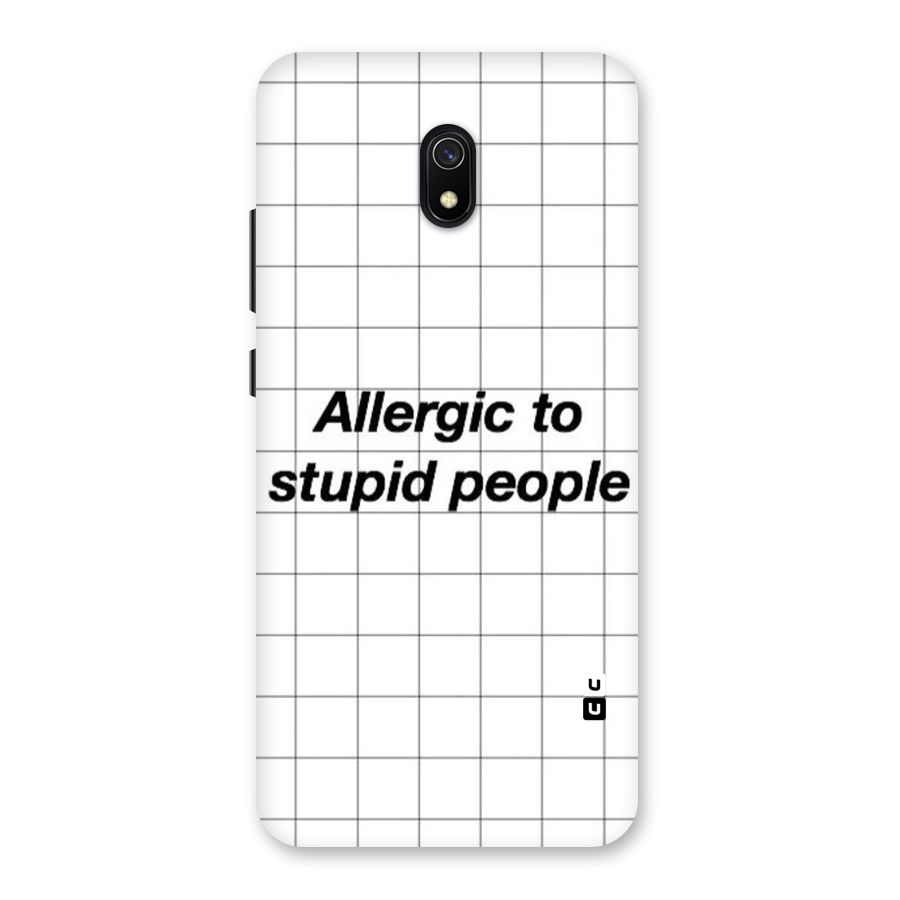 Allergic Back Case for Redmi 8A