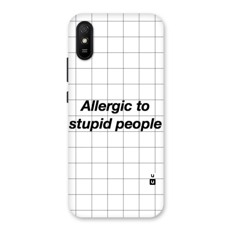 Allergic Back Case for Redmi 9A