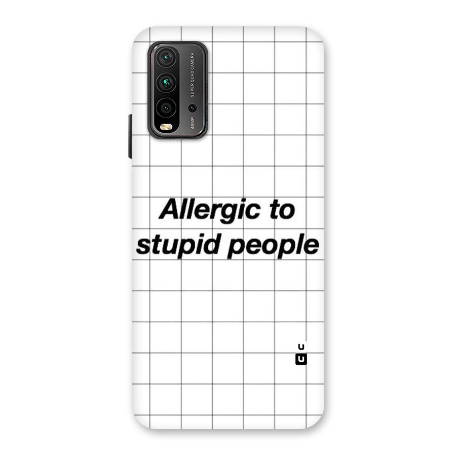 Allergic Back Case for Redmi 9 Power