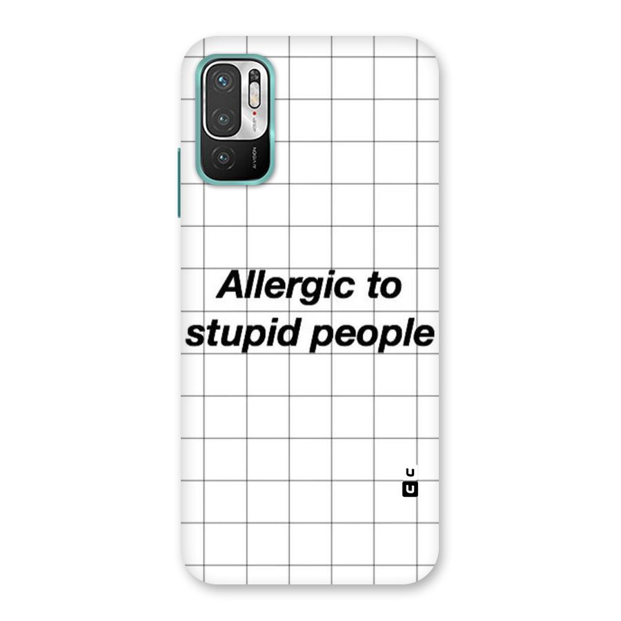 Allergic Back Case for Redmi Note 10T 5G