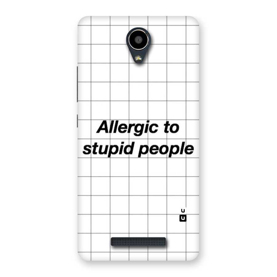 Allergic Back Case for Redmi Note 2