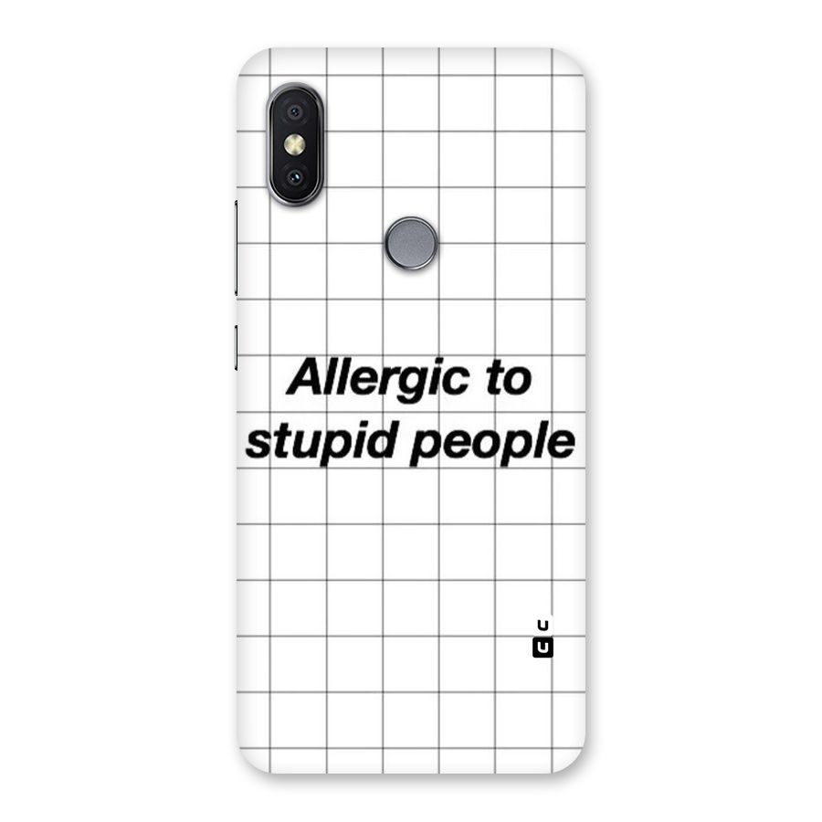 Allergic Back Case for Redmi Y2