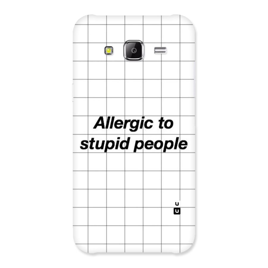 Allergic Back Case for Samsung Galaxy J2 Prime