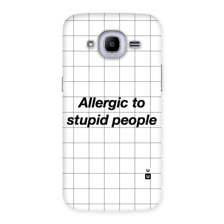Allergic Back Case for Samsung Galaxy J2 Pro