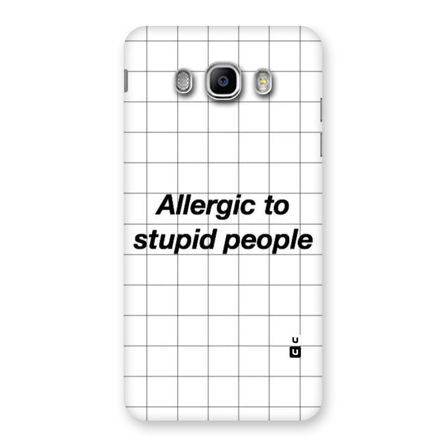 Allergic Back Case for Samsung Galaxy J5 2016