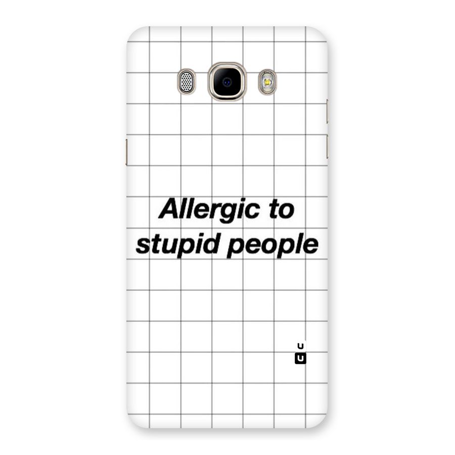 Allergic Back Case for Samsung Galaxy J7 2016