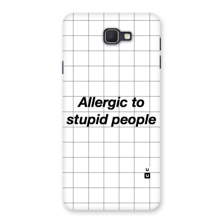 Allergic Back Case for Samsung Galaxy J7 Prime