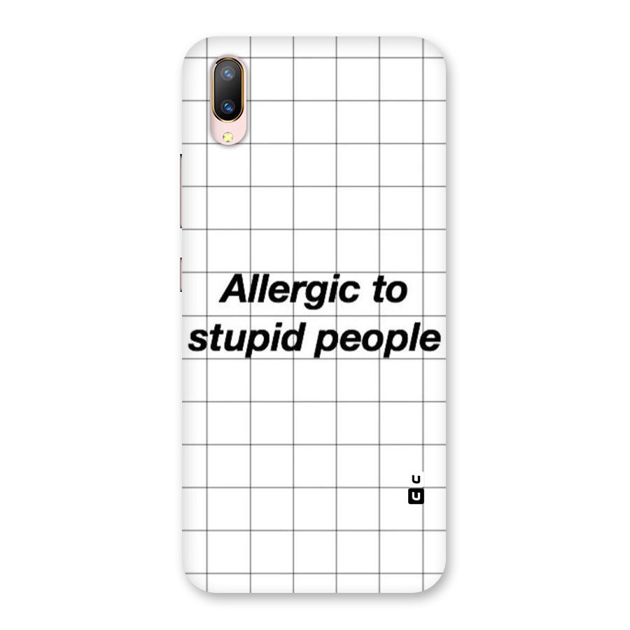 Allergic Back Case for Vivo V11 Pro