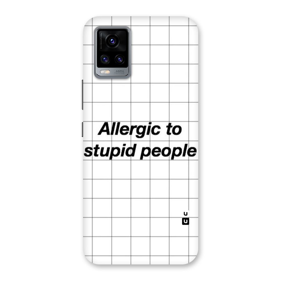 Allergic Back Case for Vivo V20