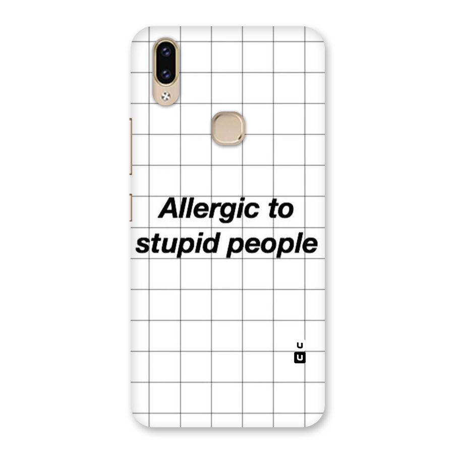 Allergic Back Case for Vivo V9 Youth
