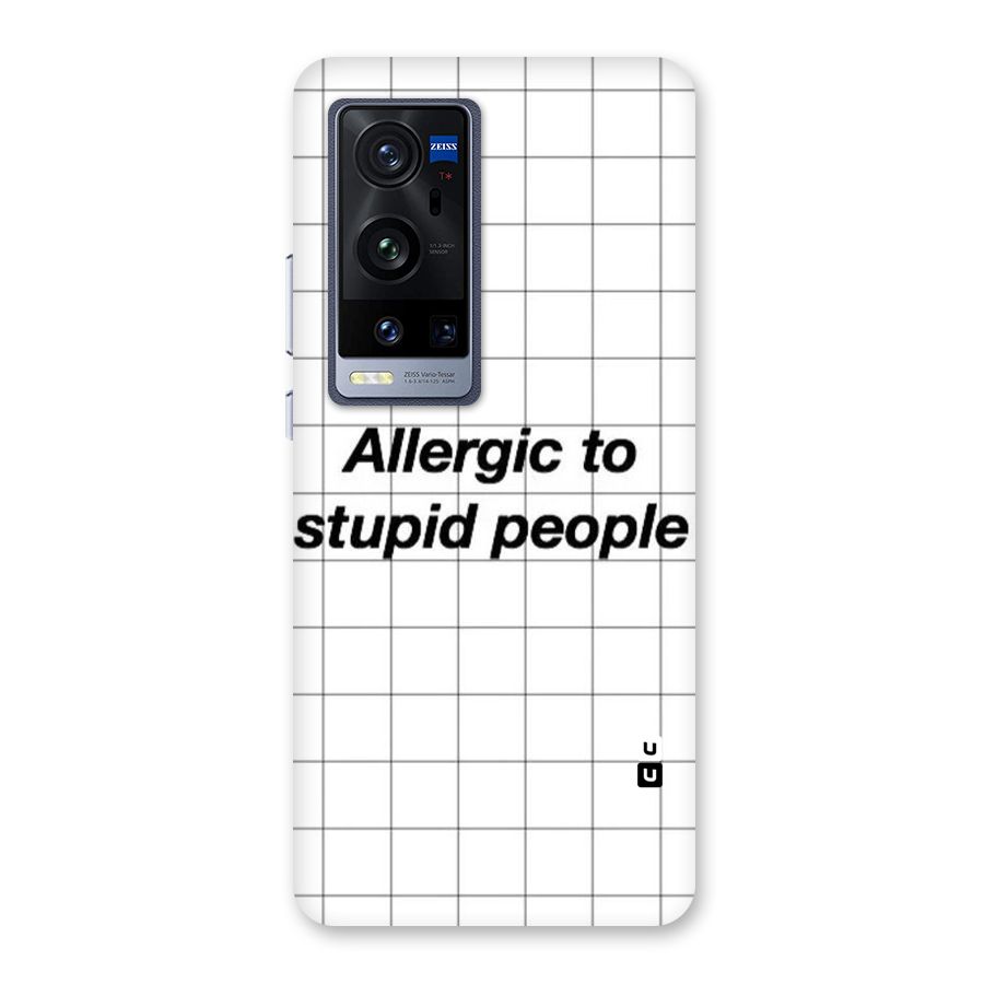 Allergic Back Case for Vivo X60 Pro Plus