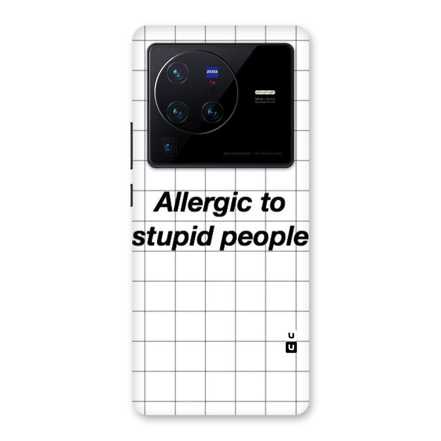 Allergic Back Case for Vivo X80 Pro