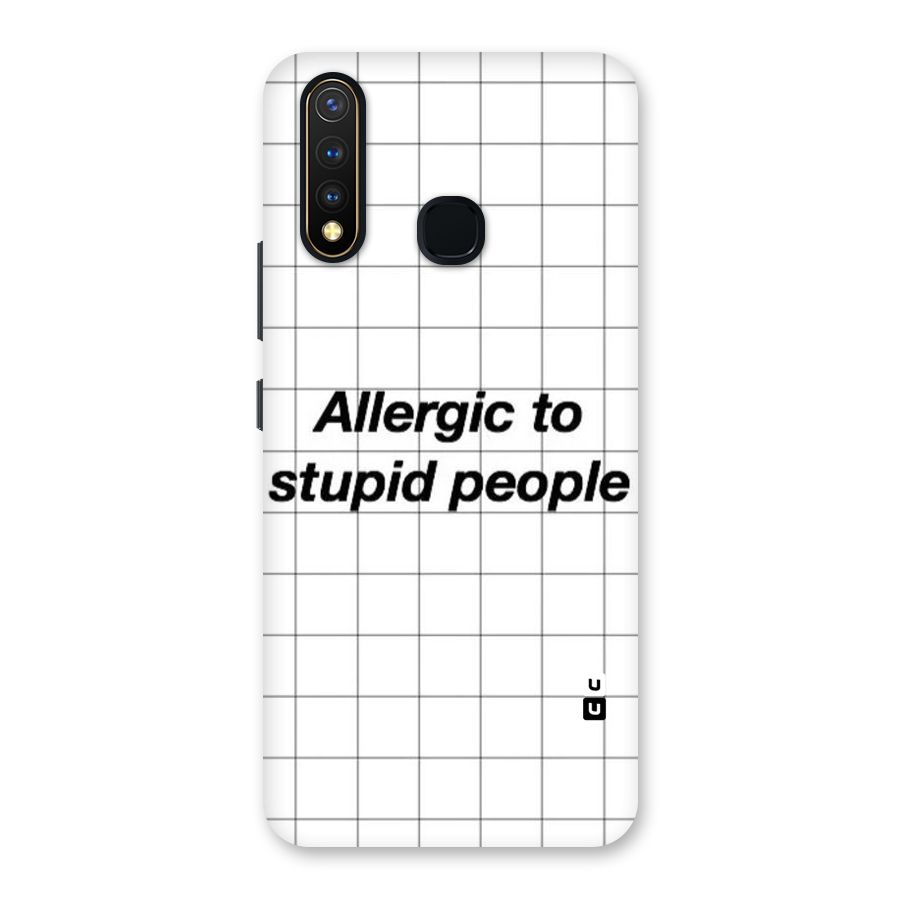 Allergic Back Case for Vivo Y19