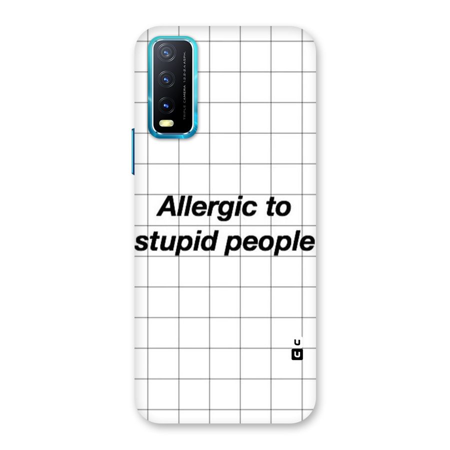 Allergic Back Case for Vivo Y20