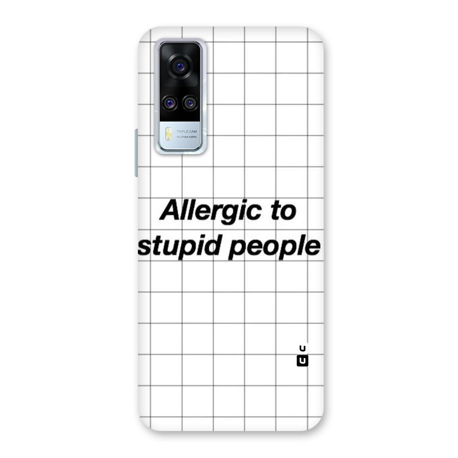 Allergic Back Case for Vivo Y31