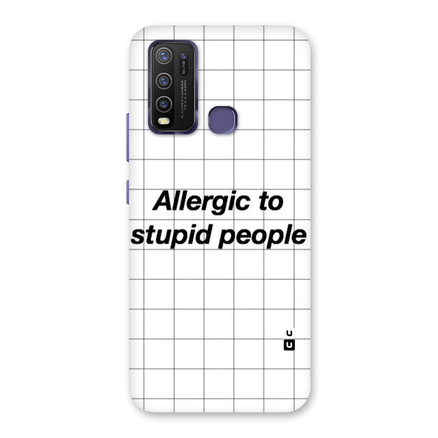 Allergic Back Case for Vivo Y50