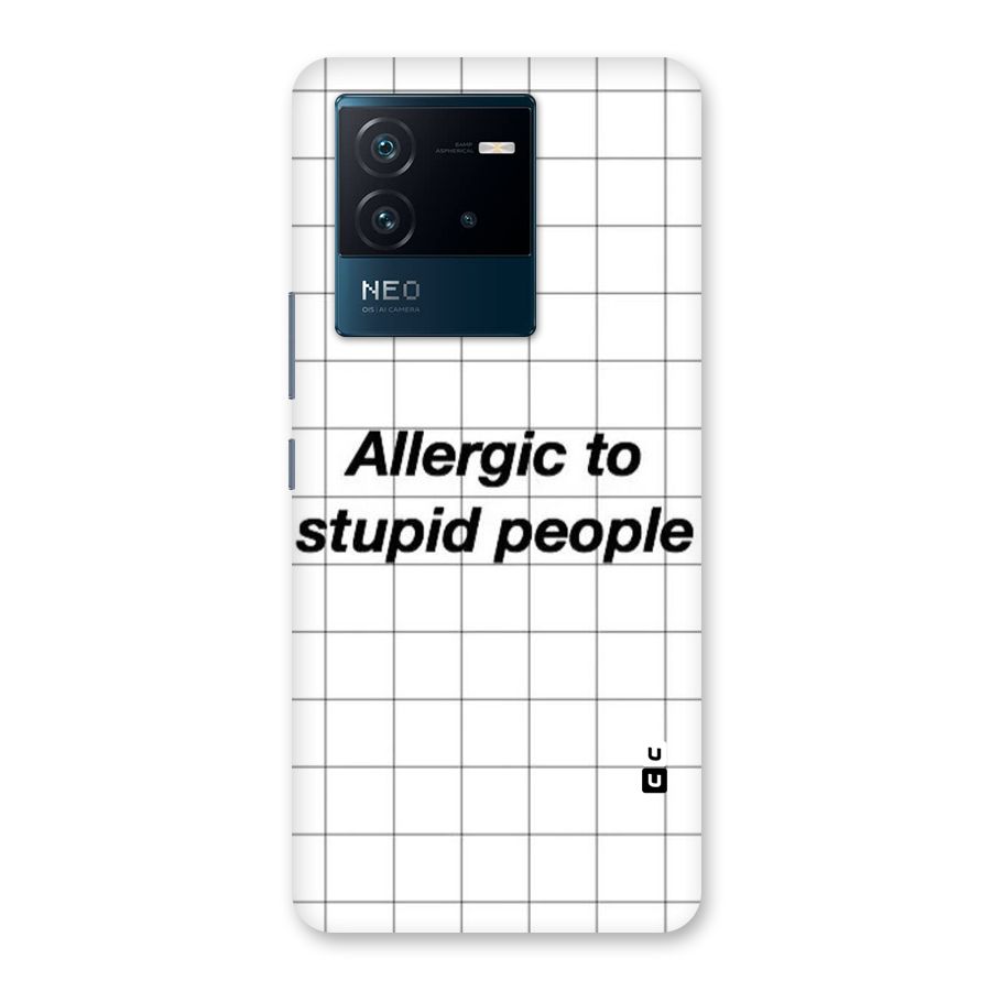Allergic Back Case for Vivo iQOO Neo 6 5G