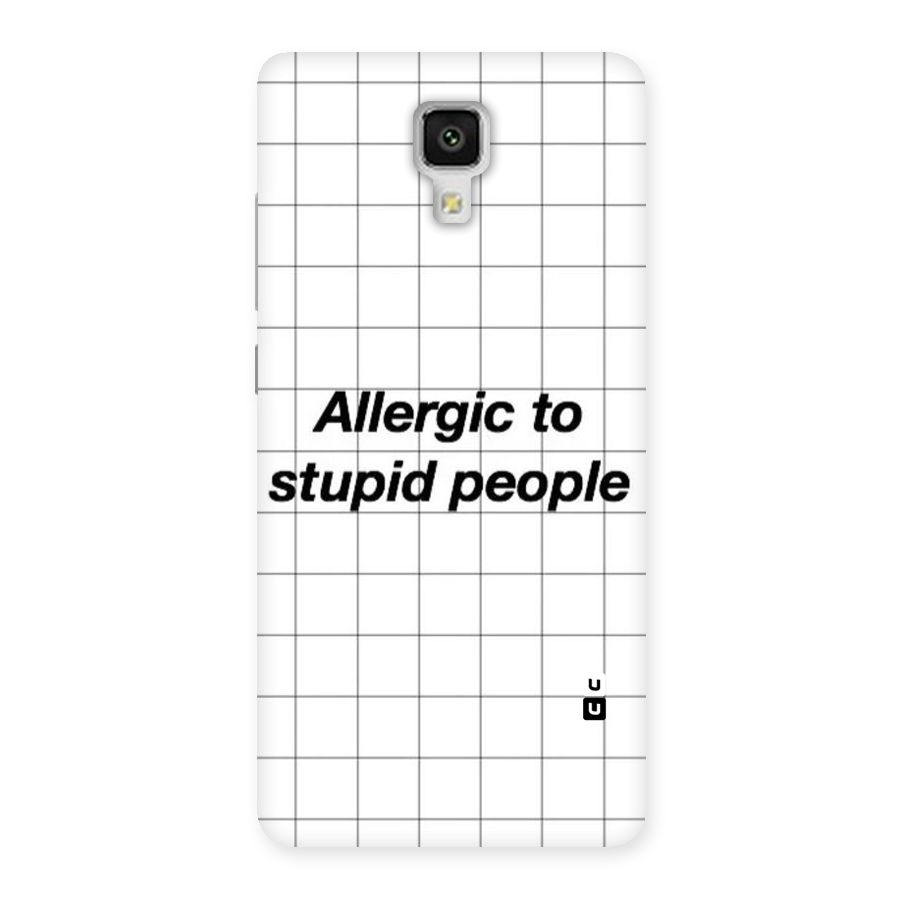 Allergic Back Case for Xiaomi Mi 4
