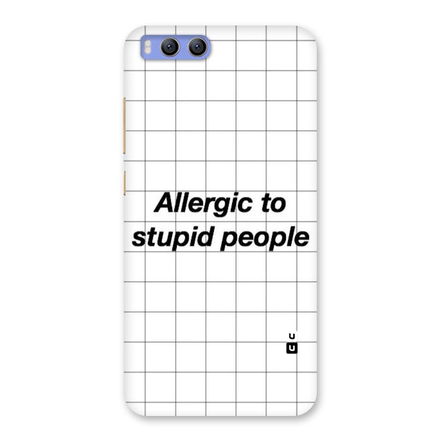 Allergic Back Case for Xiaomi Mi 6