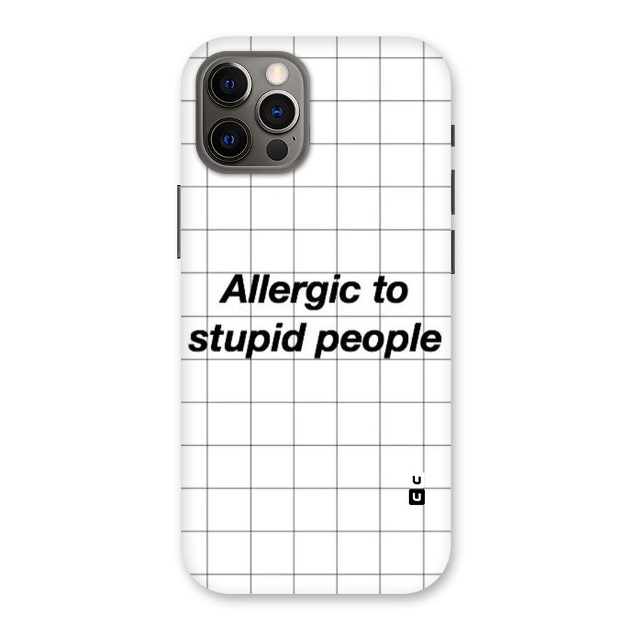 Allergic Back Case for iPhone 12 Pro