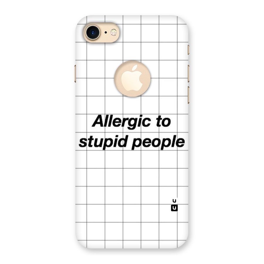 Allergic Back Case for iPhone 7 Logo Cut