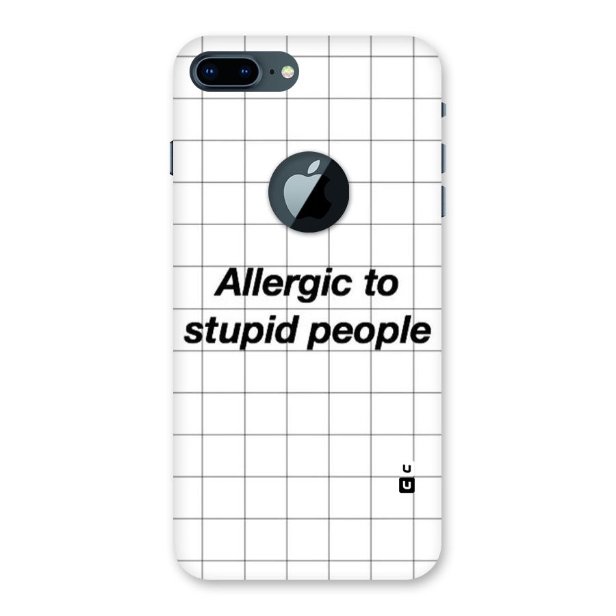 Allergic Back Case for iPhone 7 Plus Logo Cut