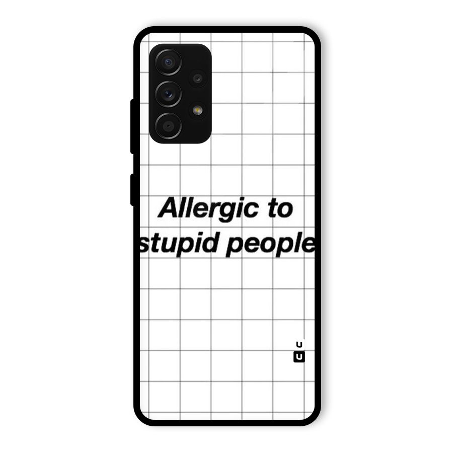 Allergic Glass Back Case for Galaxy A53 5G