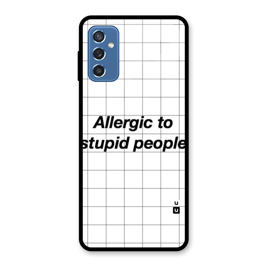 Allergic Glass Back Case for Galaxy M52 5G