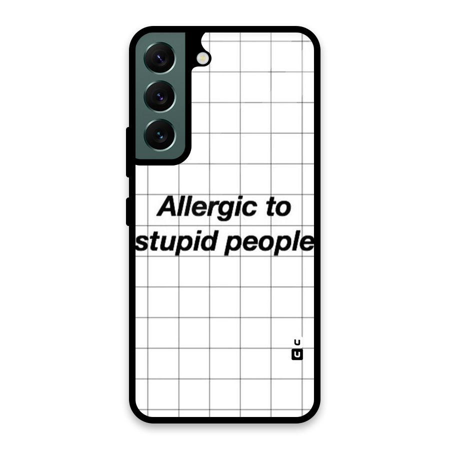 Allergic Glass Back Case for Galaxy S22 5G
