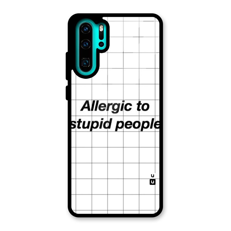 Allergic Glass Back Case for Huawei P30 Pro