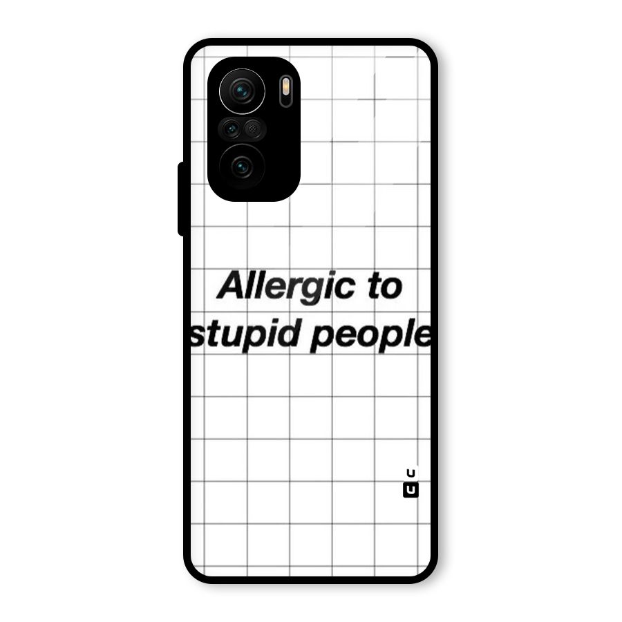 Allergic Glass Back Case for Mi 11X Pro