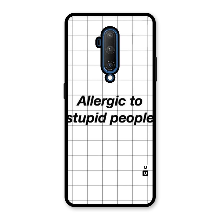 Allergic Glass Back Case for OnePlus 7T Pro
