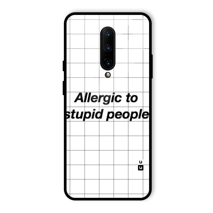 Allergic Glass Back Case for OnePlus 7 Pro