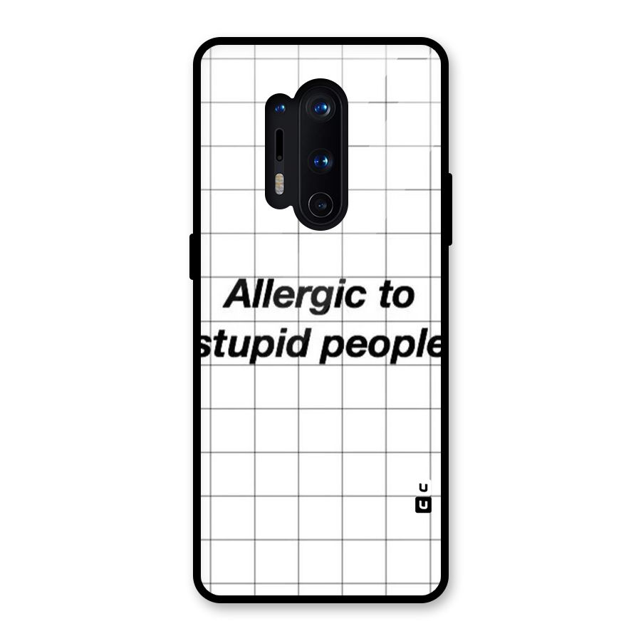 Allergic Glass Back Case for OnePlus 8 Pro