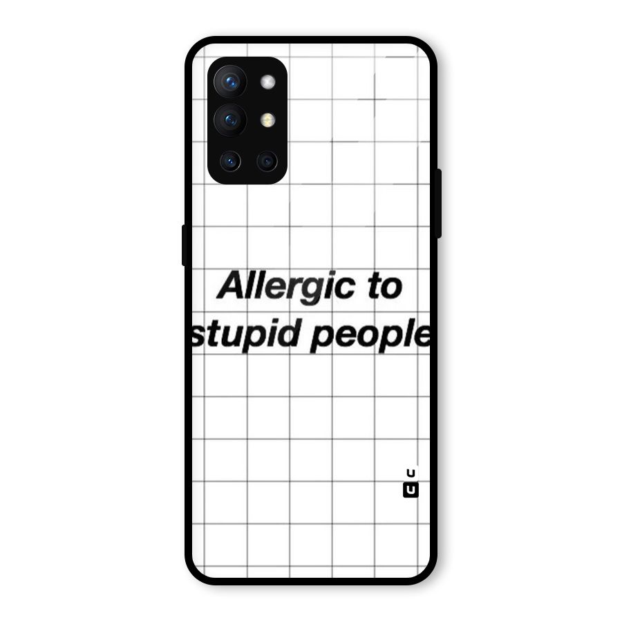 Allergic Glass Back Case for OnePlus 9R